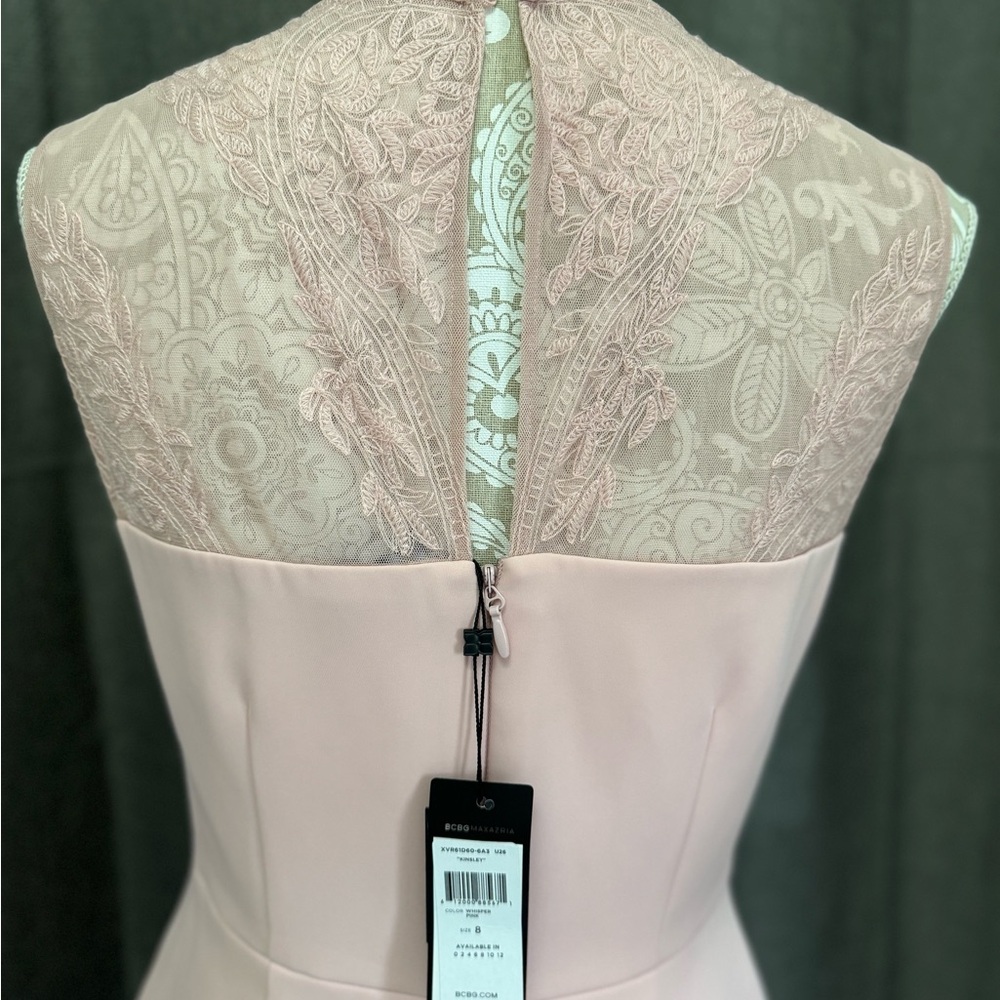 Rose Pink elegant cocktail dress- brand new with tag. Beautiful design. - Picture 7 of 13